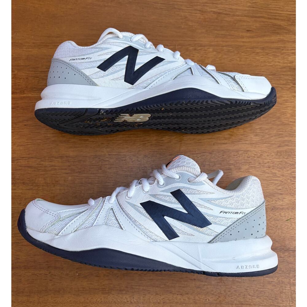 New Balance WC786WN2 Women’s 6.5 Tennis Shoes White Navy FantomFit - Picture 7 of 10